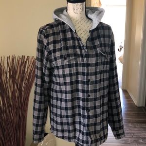 Huf Hooded Shirt Jacket